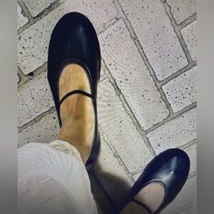 Jeffrey Campbell, dancerina ballet flat, black, size 9, NIB